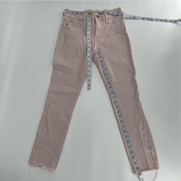 Articles Of Society Pink Rough Hem Straight Leg Jeans Size 26 Women’s - Picture 5 of 6